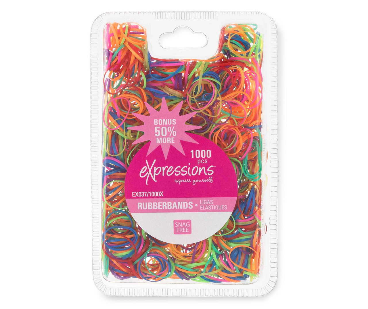 expressions® 1000-count bright rubber bands pack, Five Below