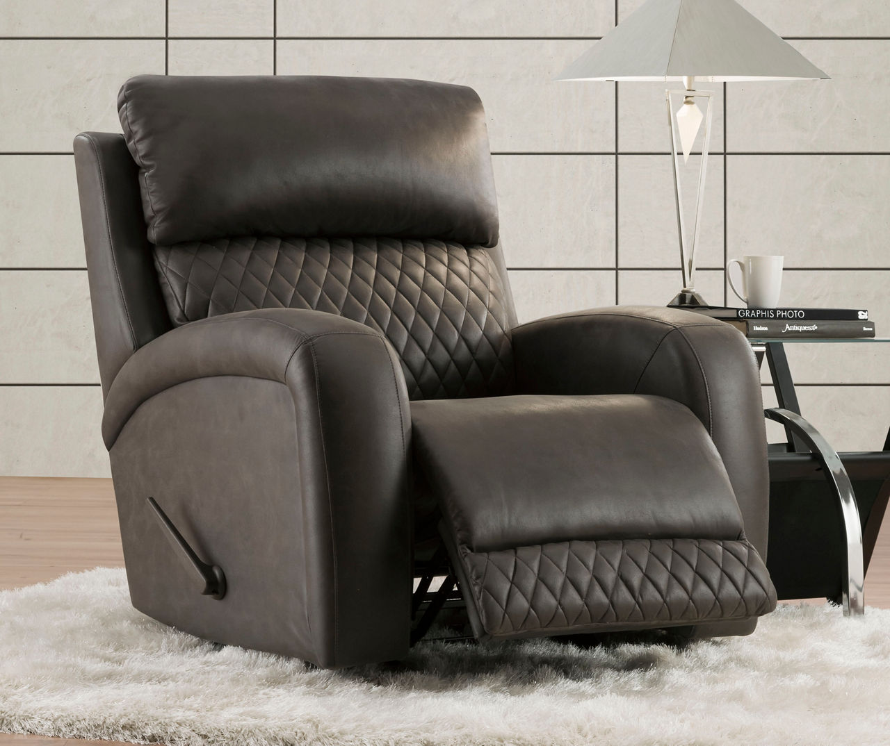 Big lots bradford tan rocker online recliner