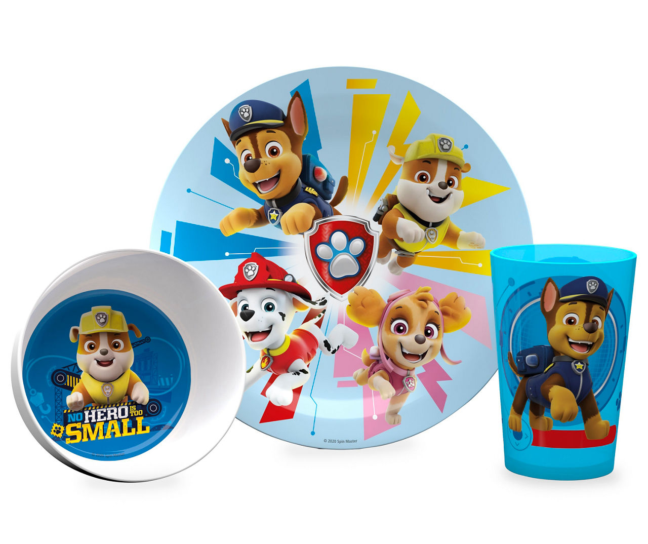 Nick Jr. Paw Patrol Kids Melamine Dinnerware Set