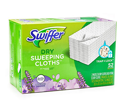 Sweeper Dry Sweeping Cloths with Lavender Scent, 52-Count