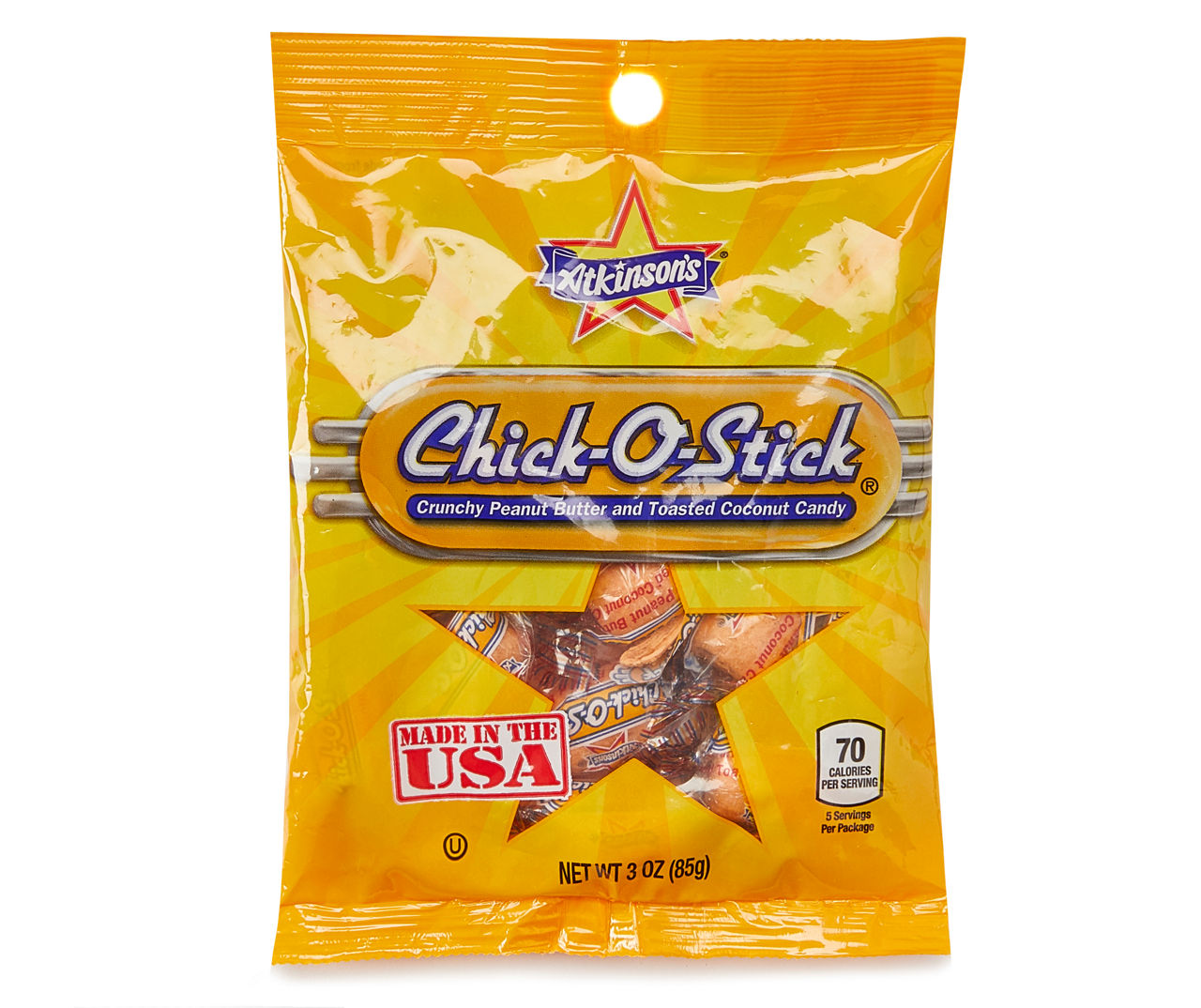 Chick-O-Stick Peg Bag-4 oz.-12/Case | Atkinson Candy