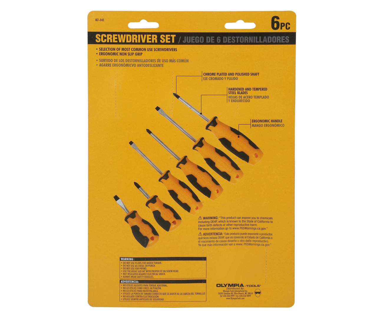 Screwdriver 6-Piece Tool Set