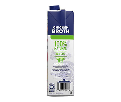 Swanson Natural Goodness 33% Less Sodium Chicken Broth, 32 oz Carton
