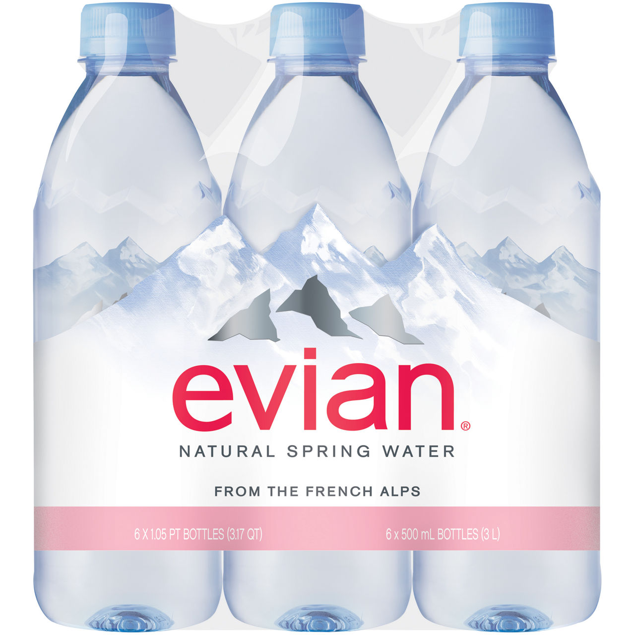 Evian Natural Spring Water 500ml – BevMo!