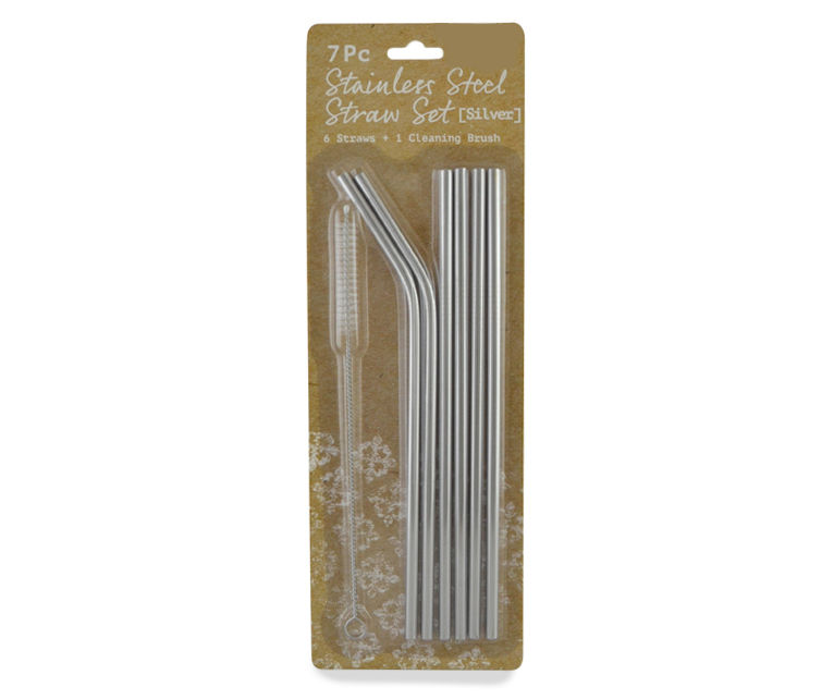 Stainless Steel Drink Straw Set