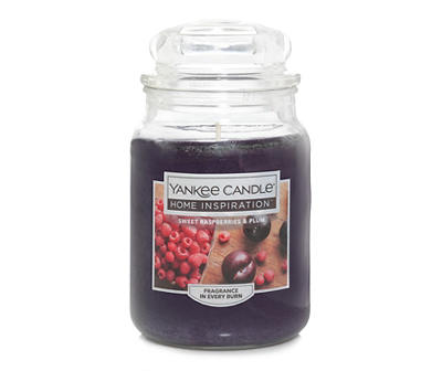 Sweet Raspberries & Plum Jar Candle, 19 Oz.