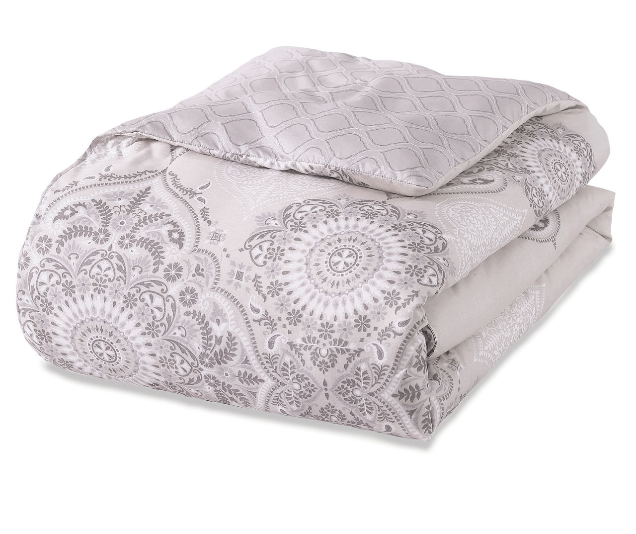 Adina Blush Pink & Gray Queen 10-Piece Comforter Set