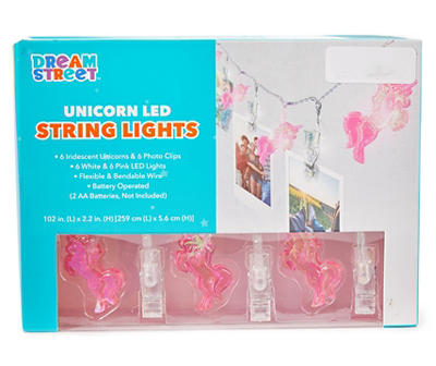 Unicorn LED String Lights & Photo Clips