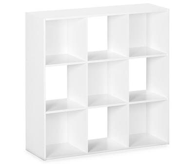 White 9-Cube Storage Cubby