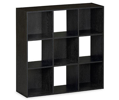 Black 9-Cube Storage Cubby