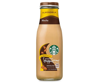 Starbucks Frappucino Chilled Coffee Drink Almond Milk Mocha 13.7 Fl Oz Bottle