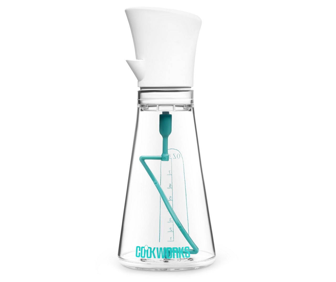 Cook Works White & Teal Emulsifier For Salad Dressing, 8 Oz. Big Lots