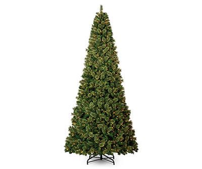 Winter Wonder Lane 12' Cashmere Pre-Lit Artificial Christmas Tree with Clear Lights