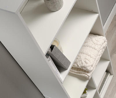 Soft White 5-Shelf Storage Organizer