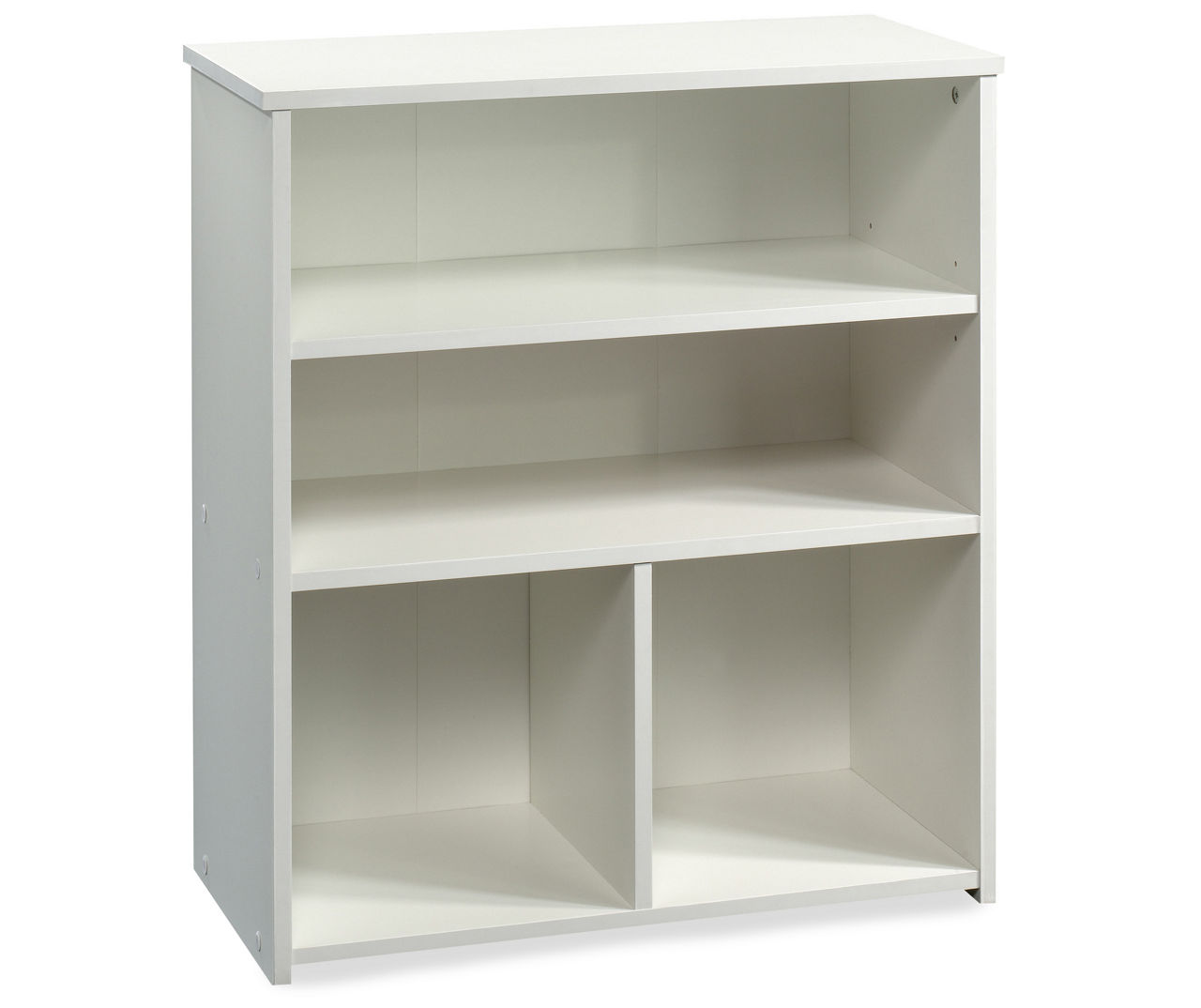Soft White 3-Shelf Storage Cubby