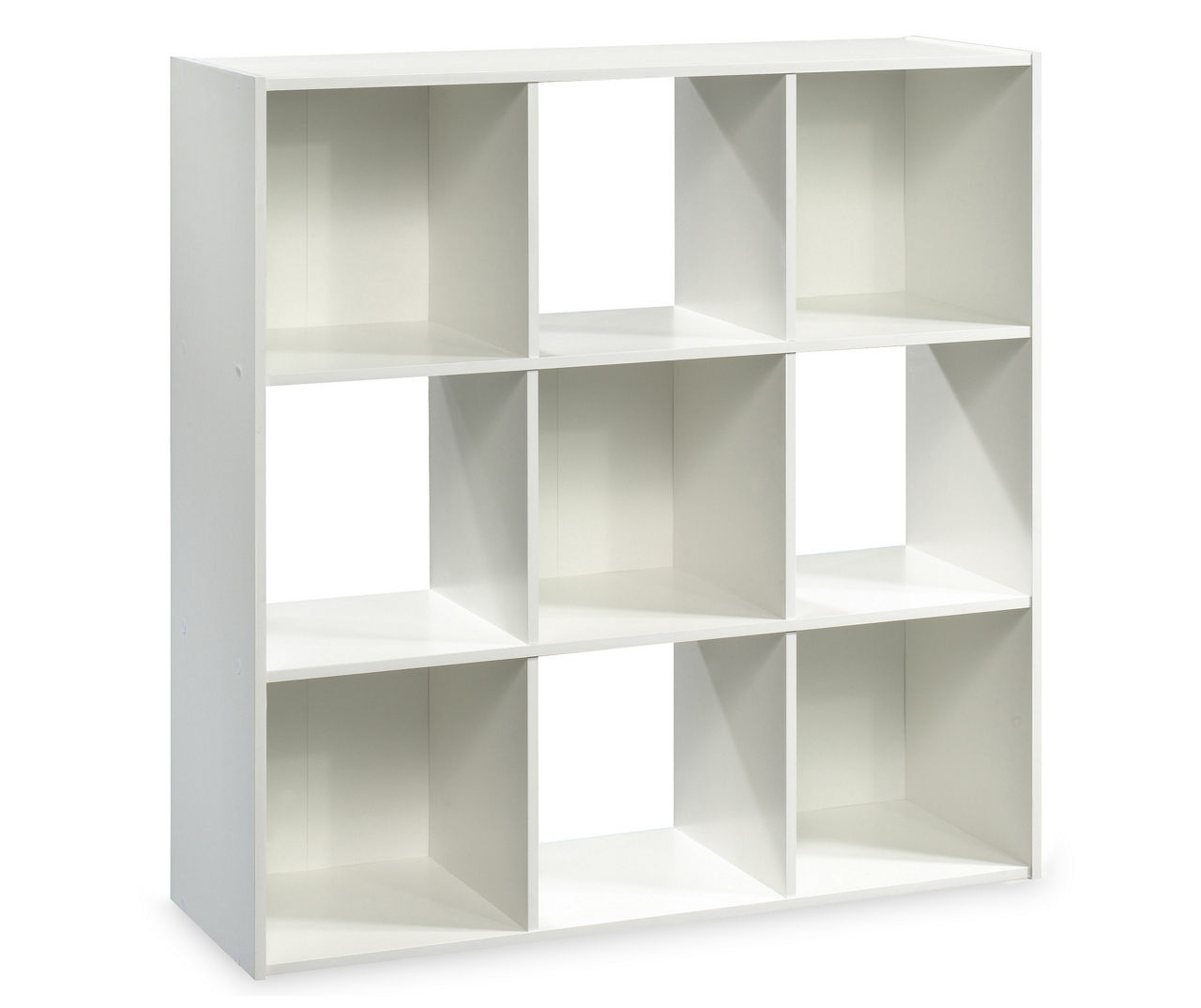 Cube Storage Organizer with Storage Bins Wooden Storage Cubes Organizer  Shelves White Cubby Storage Organizer 9 Cube Shelf Organizer for Clothes  Toys, Cloest, Bedroom, Living Room,White Grey