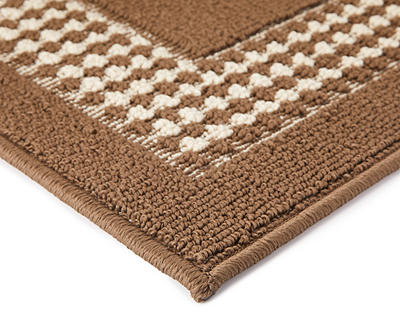 LC ACCENT DOUBLE BORDER BROWN 20X60
