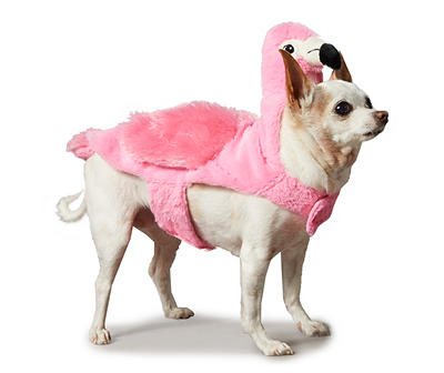 Dog's Pink Flamingo Costume