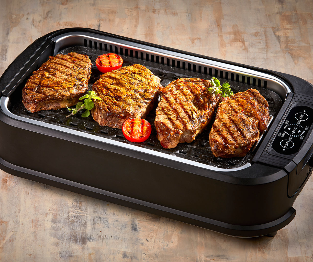 As seen on outlet tv smokeless indoor grill