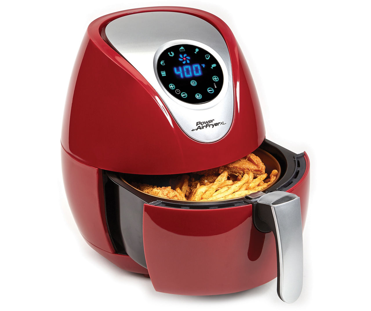 As Seen On TV Red 3.4-Quart Power Air Fryer XL