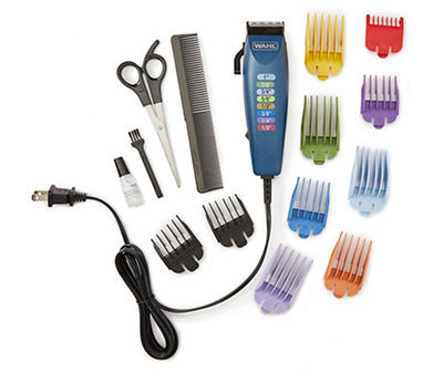Color-Coded Hair Clippers & Guard Set