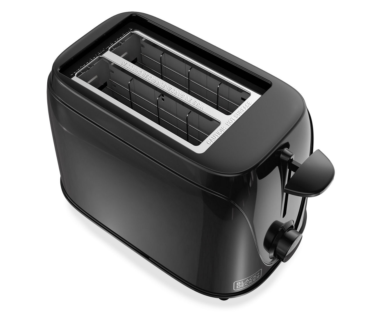 BLACK+DECKER 2-Slice Stainless Steel 750-Watt Toaster in the Toasters  department at