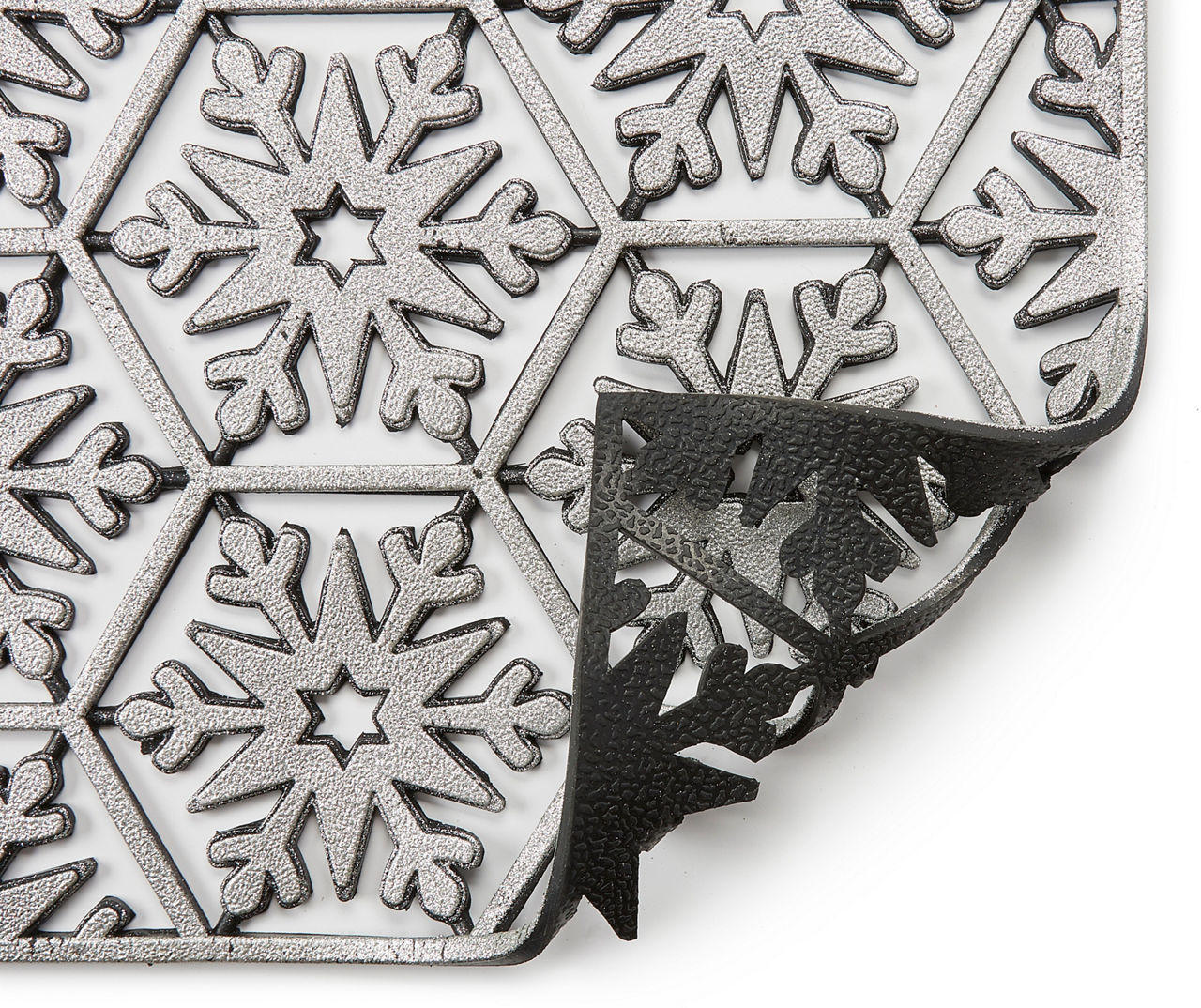 Snowflake Doormat – blackandwheatco