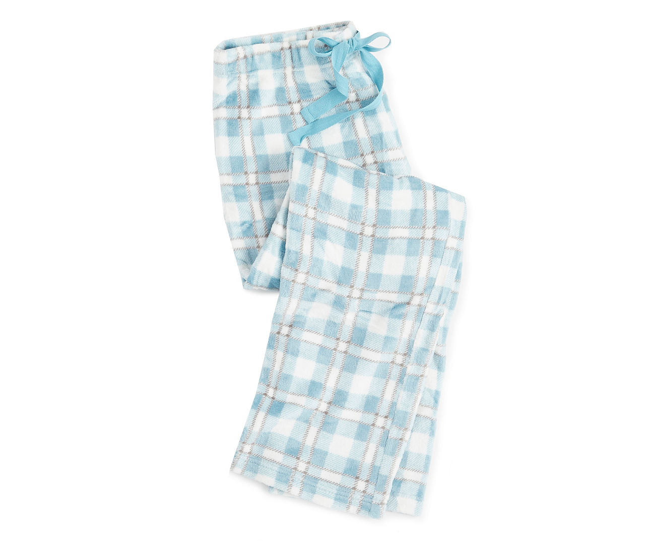 Women's blue plaid pajama pants hot sale