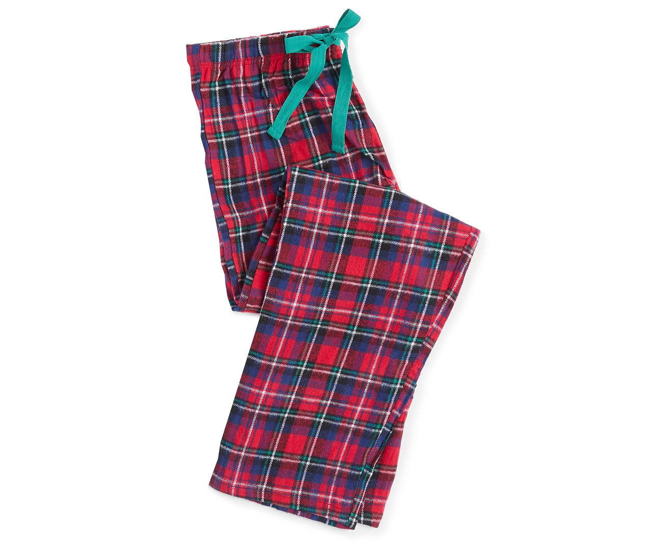 Flannel Pajama Pants - Red/green plaid - Ladies