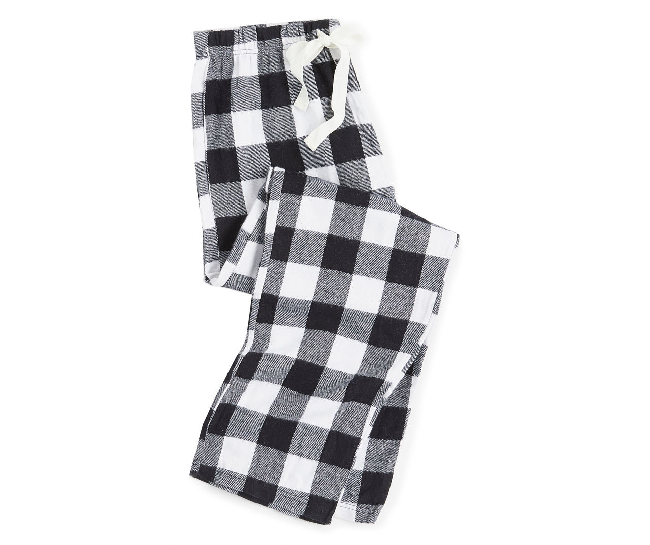 Black and white checkered pajama online pants