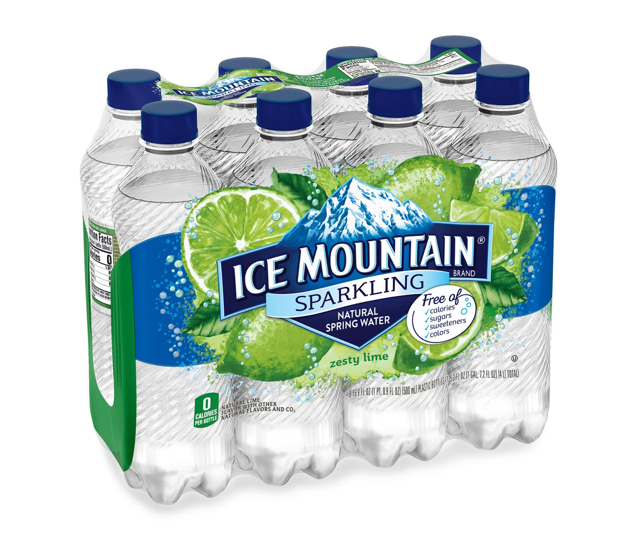 ICE MOUNTAIN Brand 100% Natural Spring Water, 16.9-ounce bottles (Pack of  24)