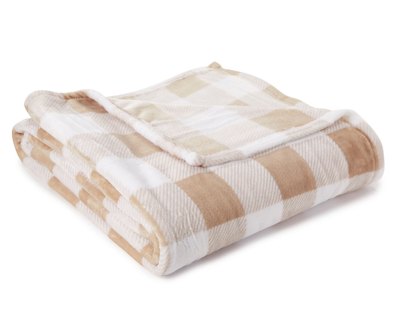 Living Colors Plaid Velvet Plush Blanket Big Lots