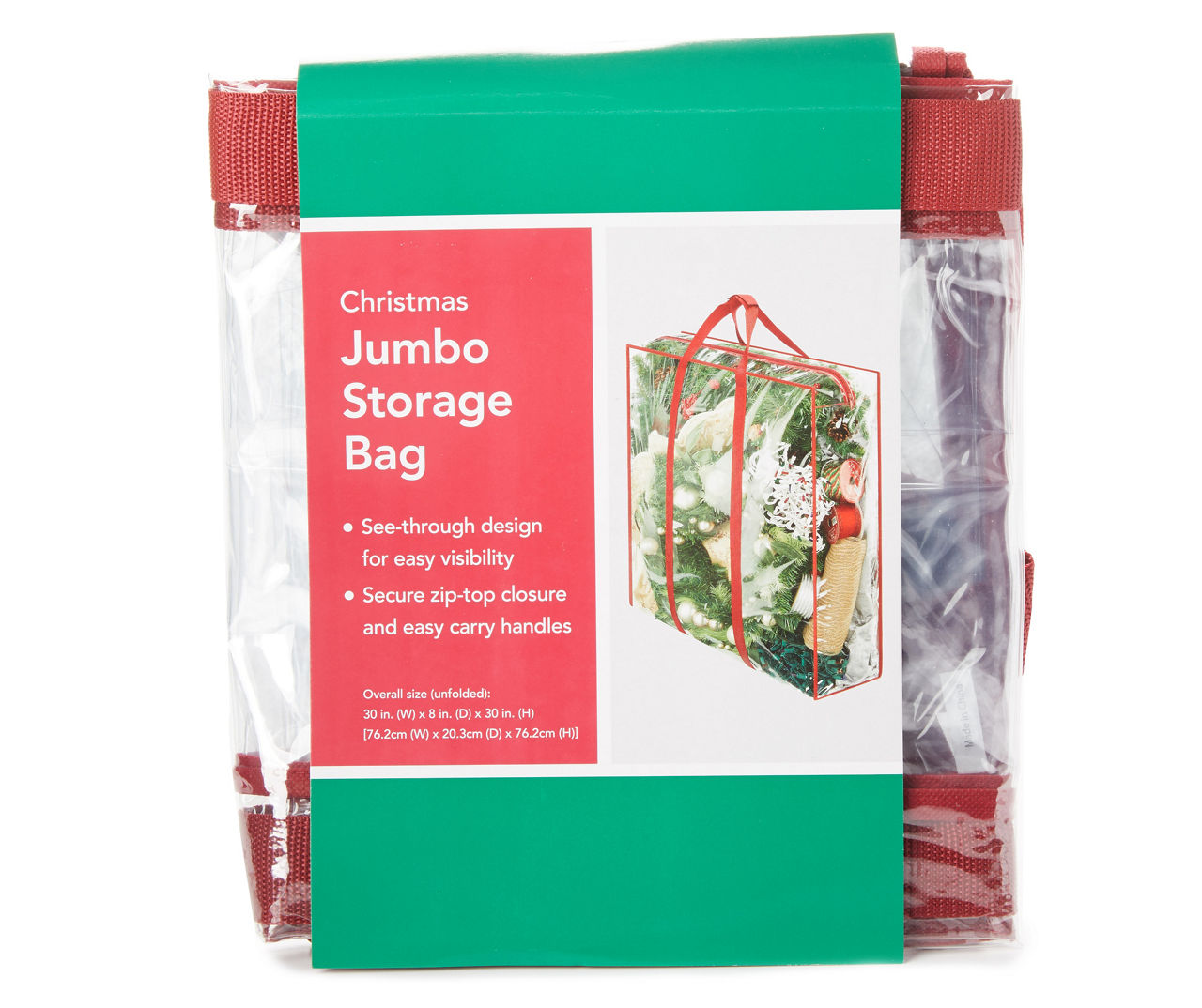 Lot Of 2 Jumbo Ziploc Christmas Holiday Gift / Storage Bags