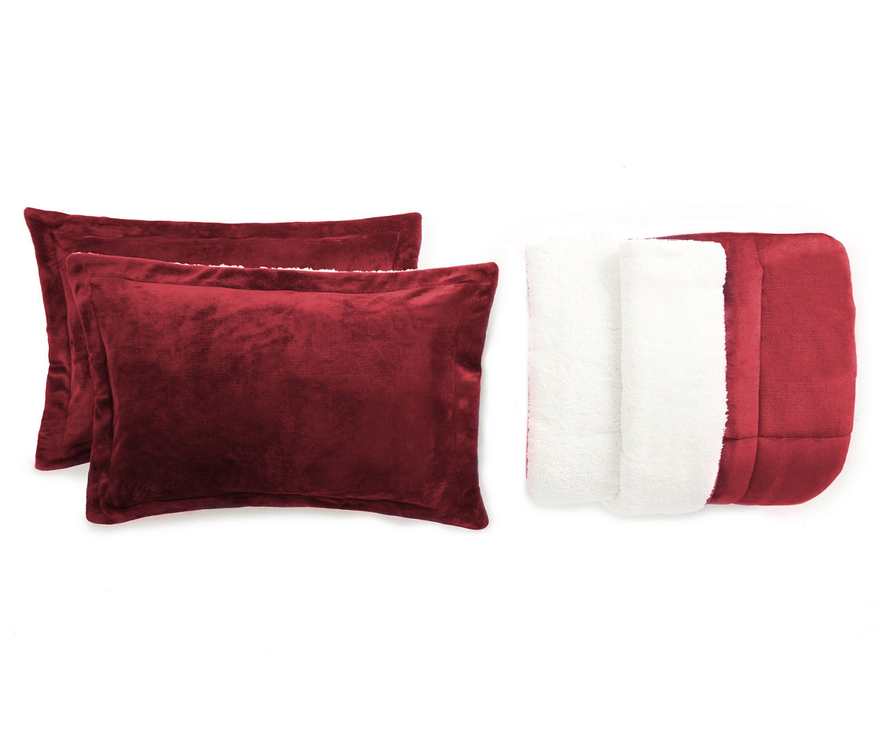 Living Colors Sherpa Reversible 3Piece Comforter Set Big Lots