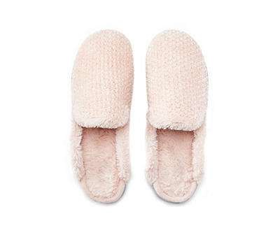 Women's Pink Extended Tab Slippers