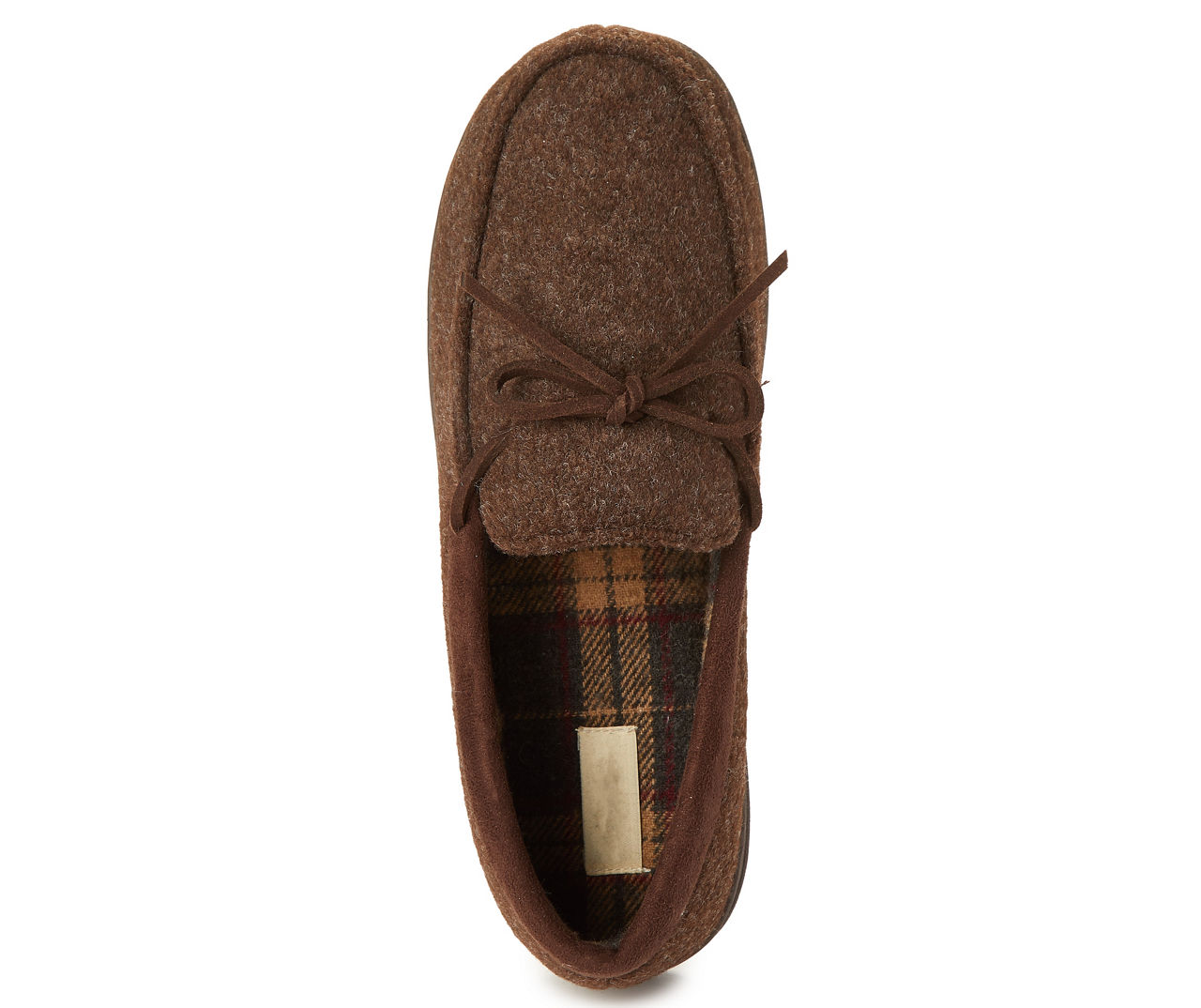 Tweed discount moccasin slippers