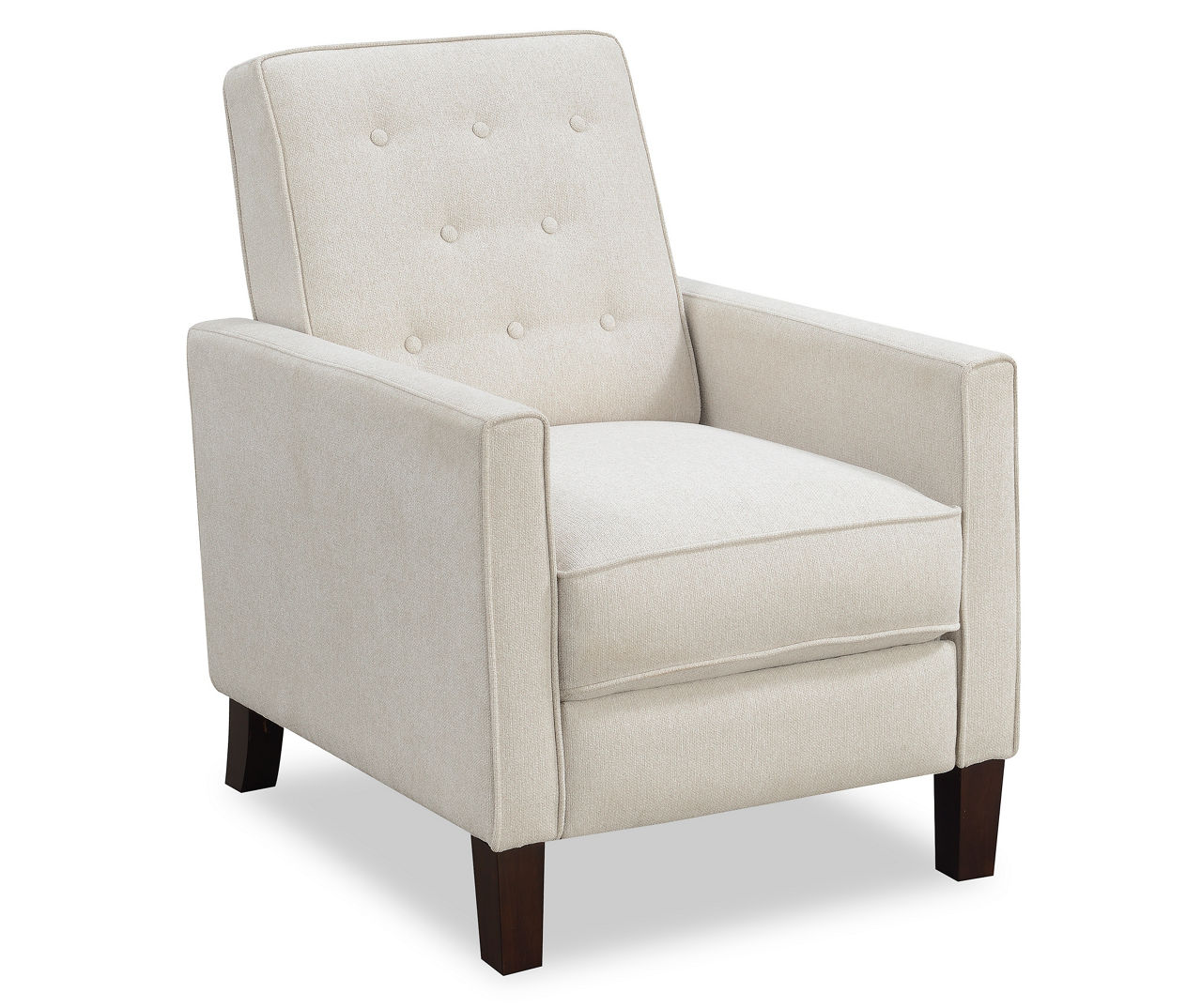 Cream Pushback Recliner 