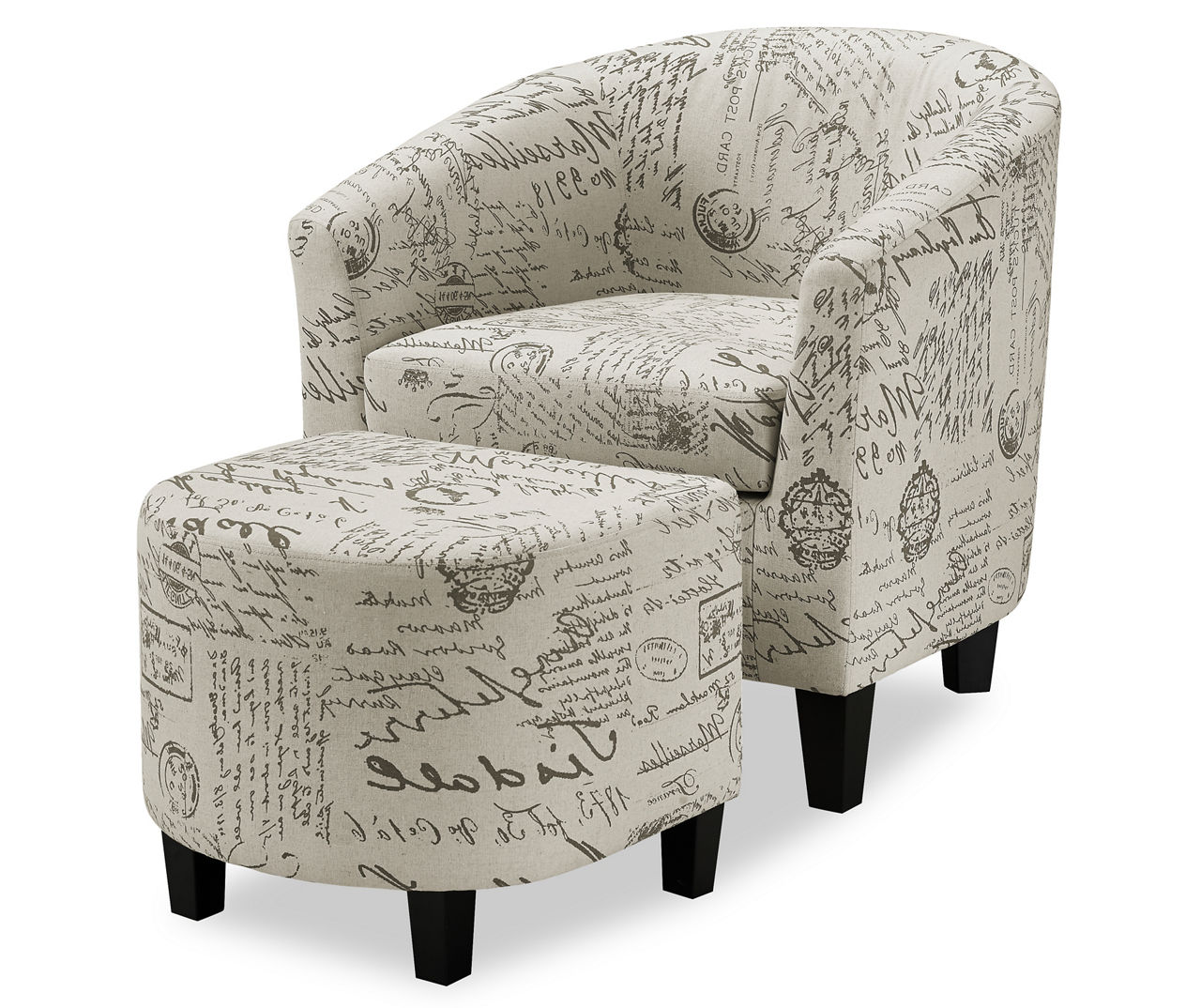 Big lots chair with ottoman discount