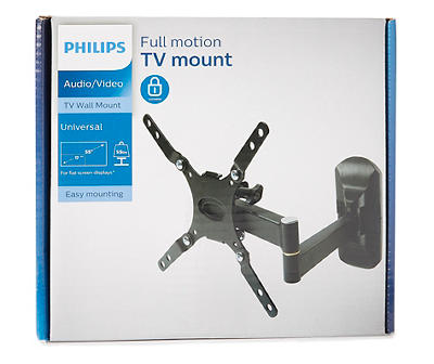 Universal Full Motion TV Wall Mount for 17" to 55" Flat Screen Displays