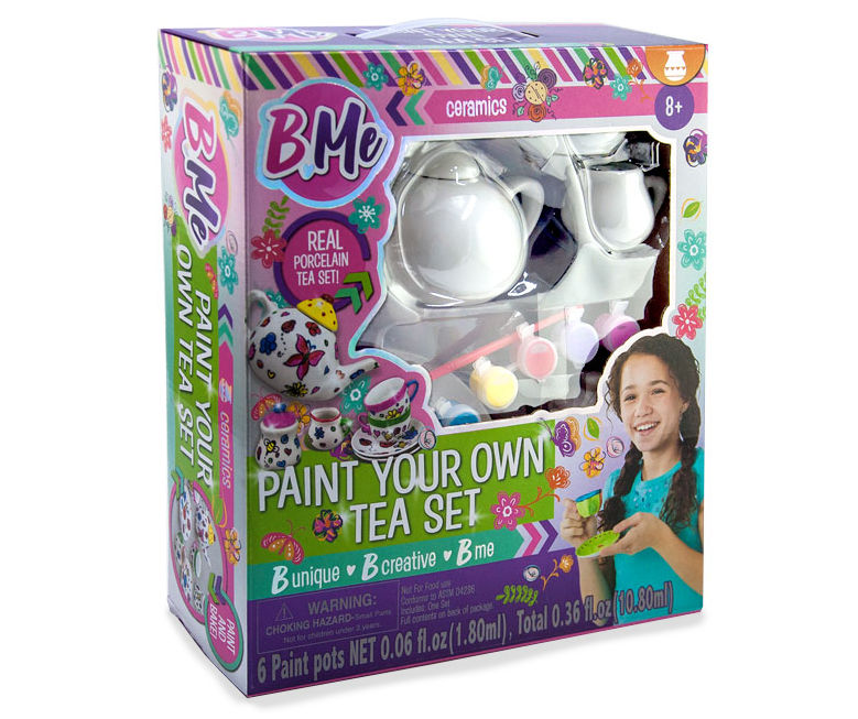 B.Me Paint Your Own Tea Set