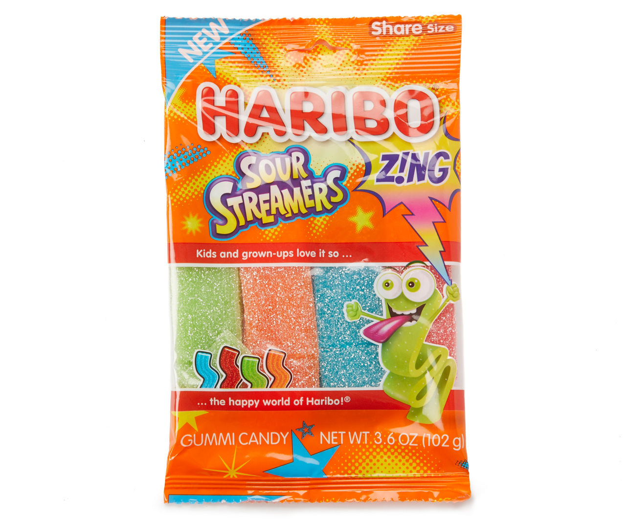 Haribo Sour Streamers, 3.6 Oz. | Big Lots