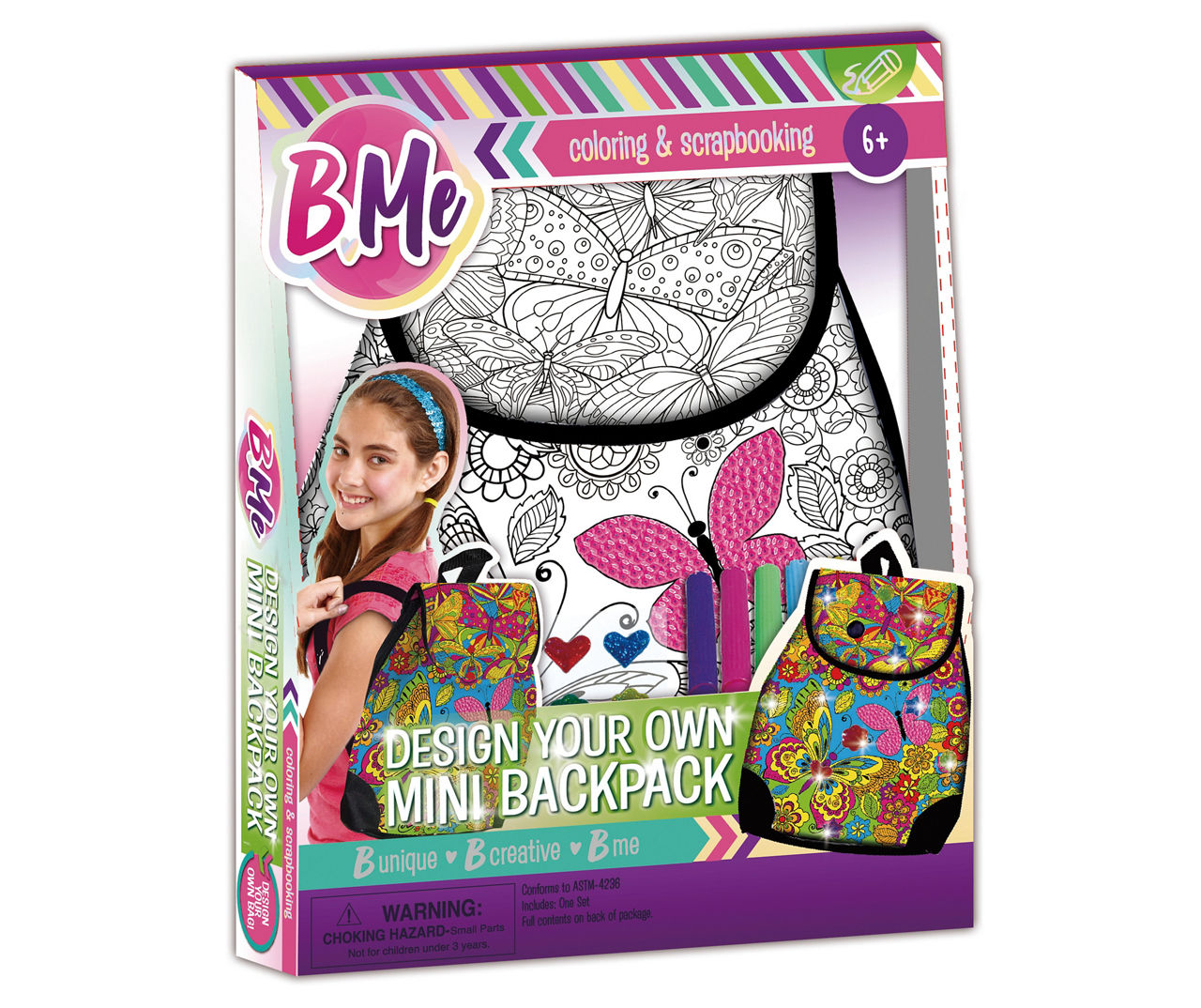 B.Me Design Your Own Mini Backpack Set | Big Lots