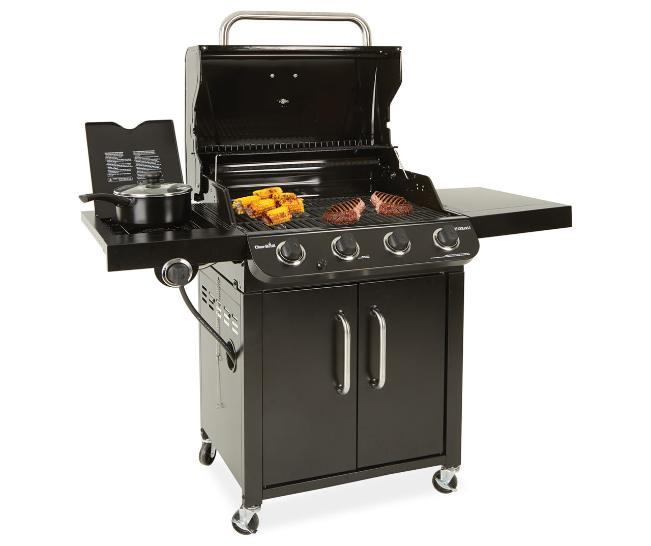 Performance Series 4 Burner 36 000 BTU Gas Grill with 10 000 BTU Side Burner