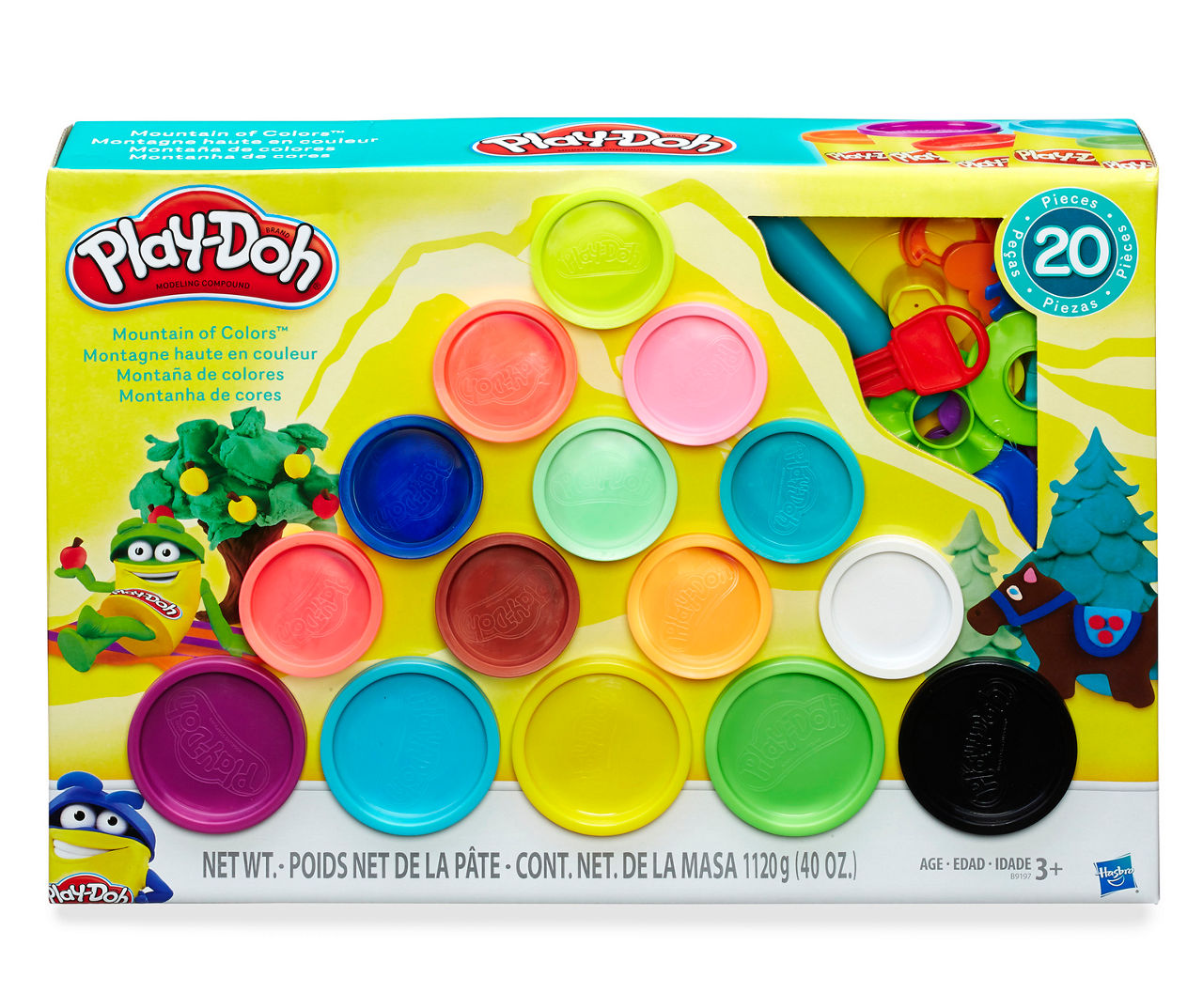 Soft Rainbow Color Modeling Play Dough 12/24/36 Colors Set — A Lot