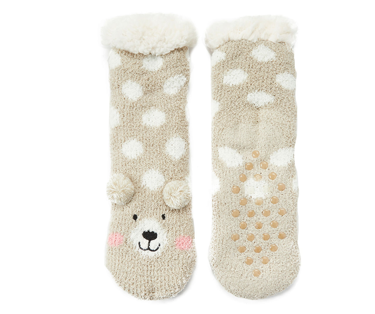 Bear Plush Lined Socks | Big Lots