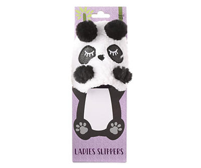 Women's Panda Critter Slippers