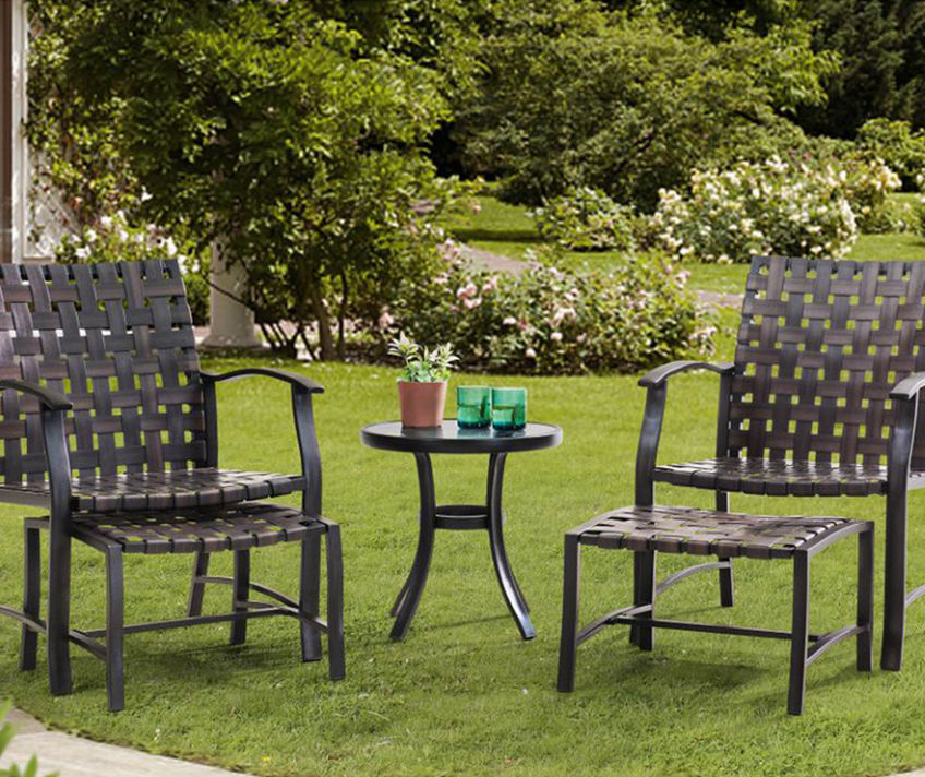 5-Piece Black Patio Seating Set | Big Lots