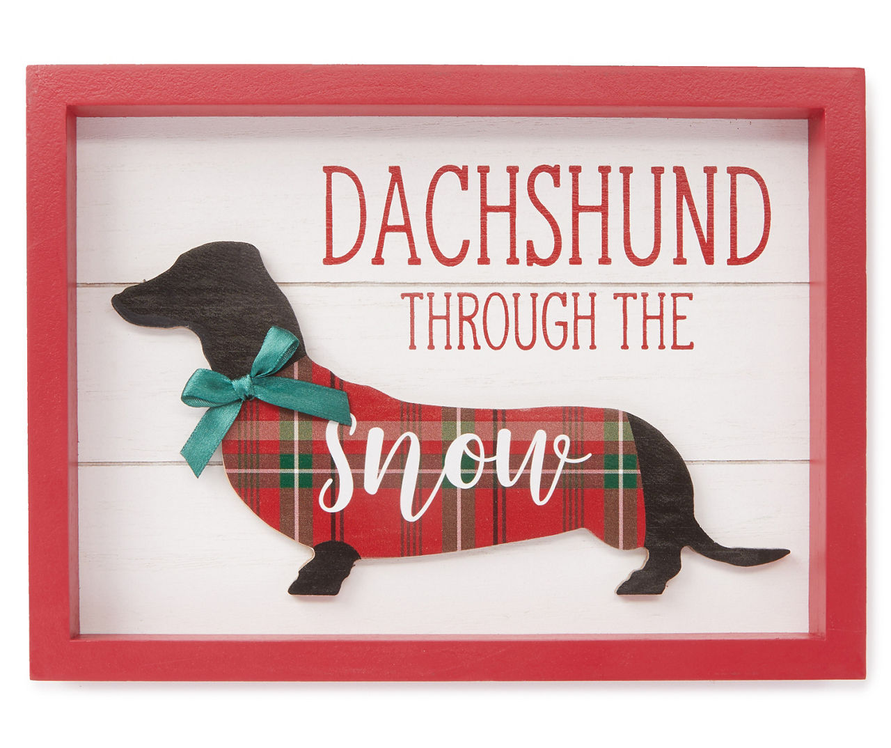 Dachshund through the snow doormat sale