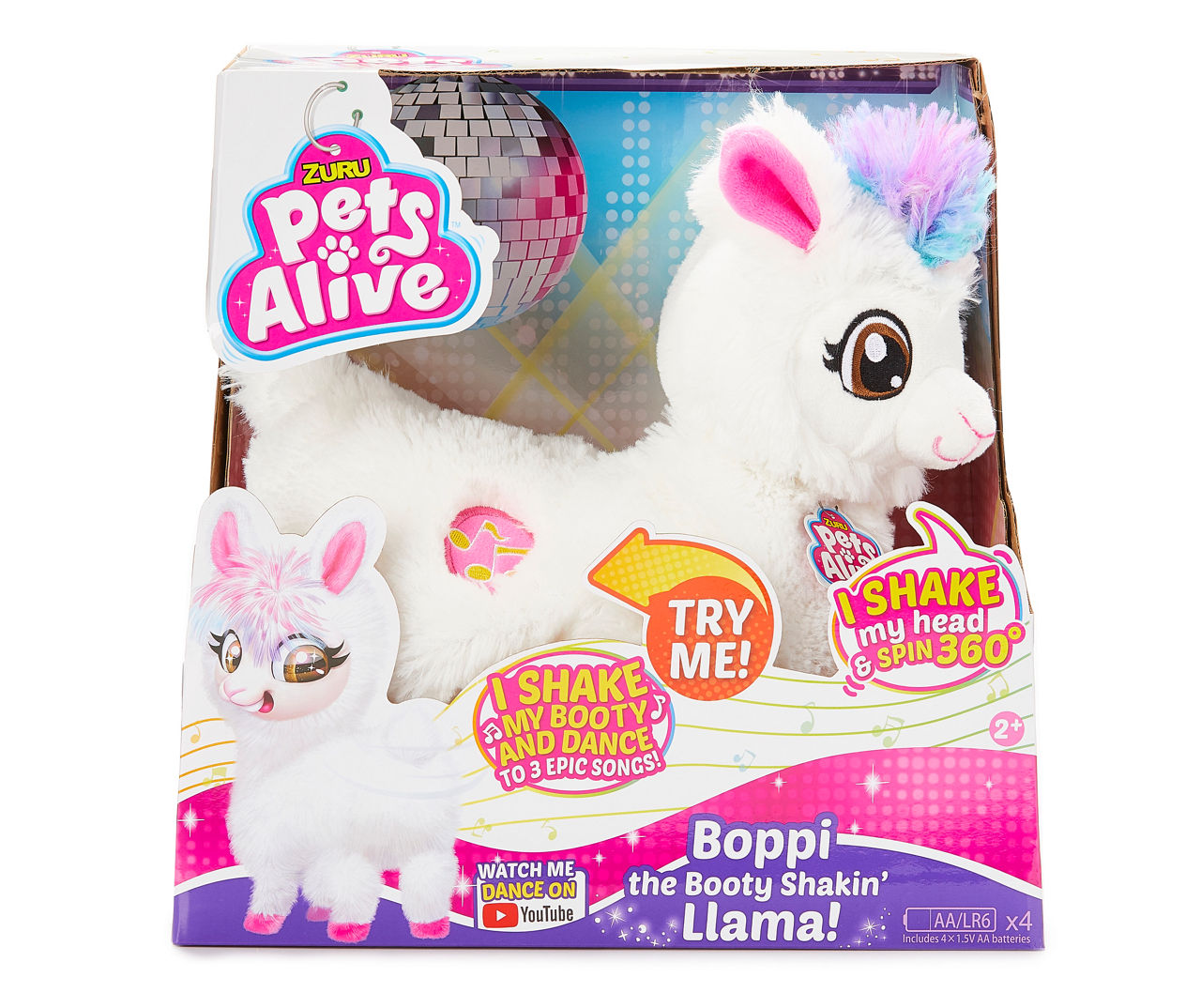 Pets Alive Boppi the Booty Shakin Llama Animated Plush Big Lots