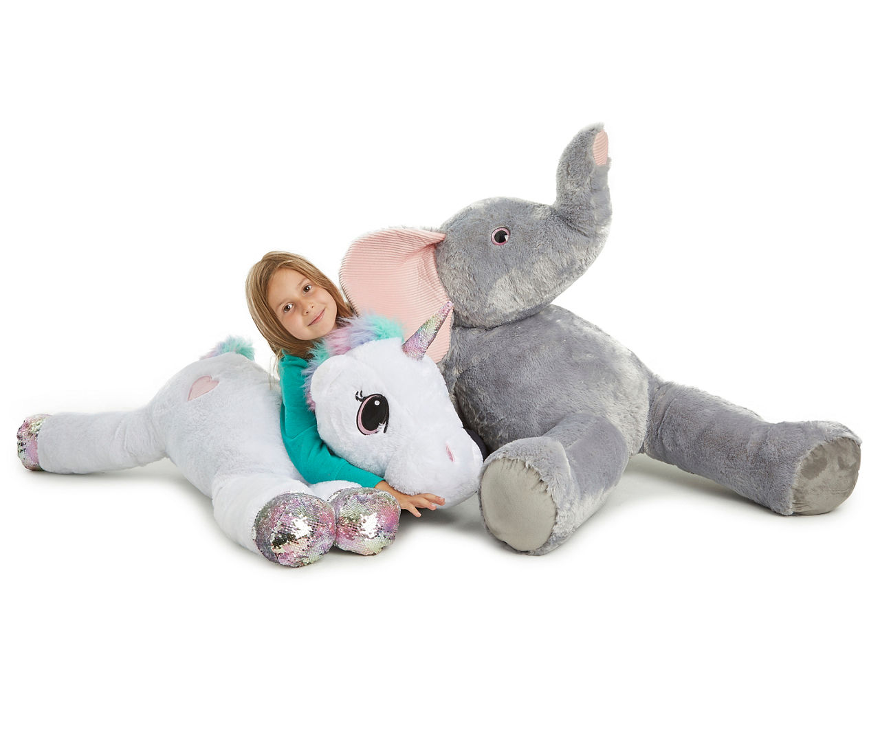 Play Zone Jumbo Plush Elephant 47